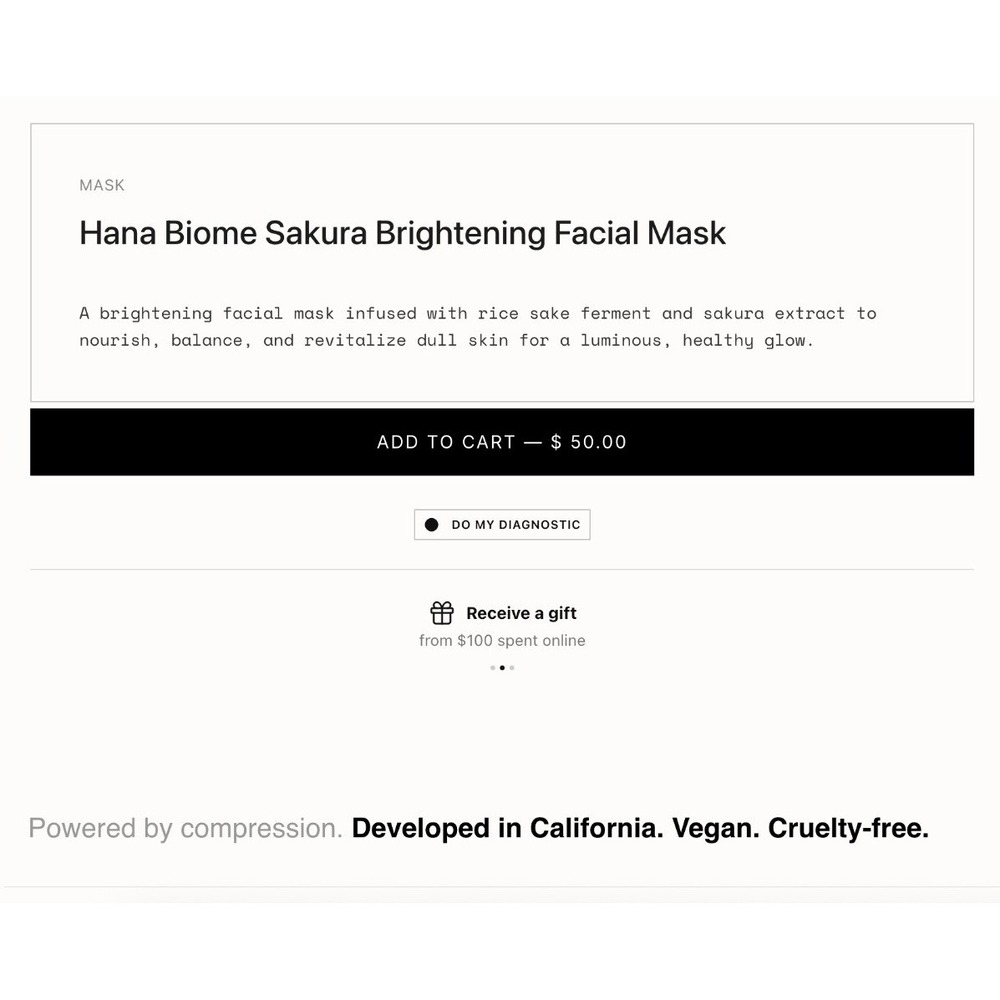 $50 NWT Dermovia Sakura Brightening Facial Mask Rose Moisturizing 3 Pack - Picture 2 of 2